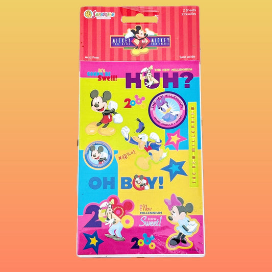 Mickey & Friends Stickers: Y2K The New Millenium (Disney, 2000s) - PopCultGang