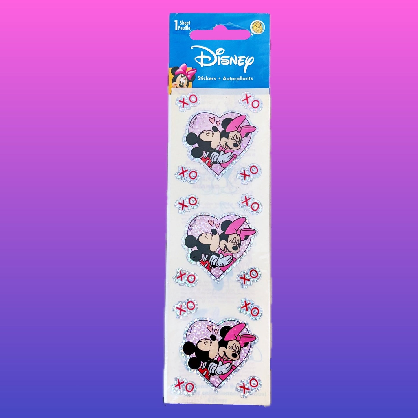 Mickey & Minnie Kissing Stickers (2000s) - PopCultGang