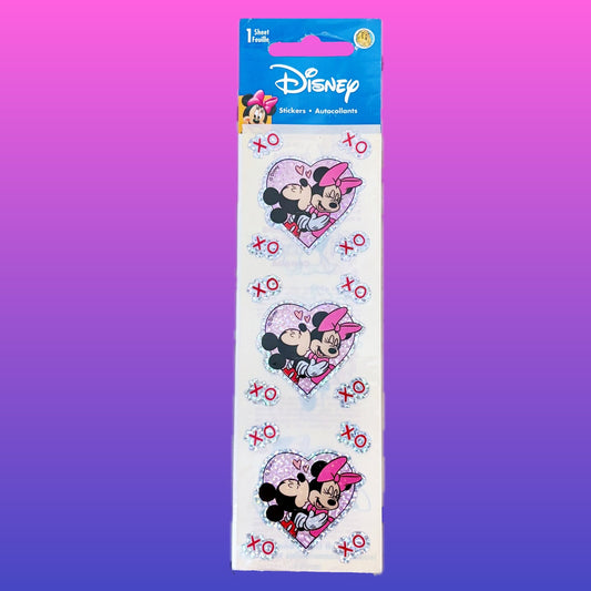 Mickey & Minnie Kissing Stickers (2000s) - PopCultGang