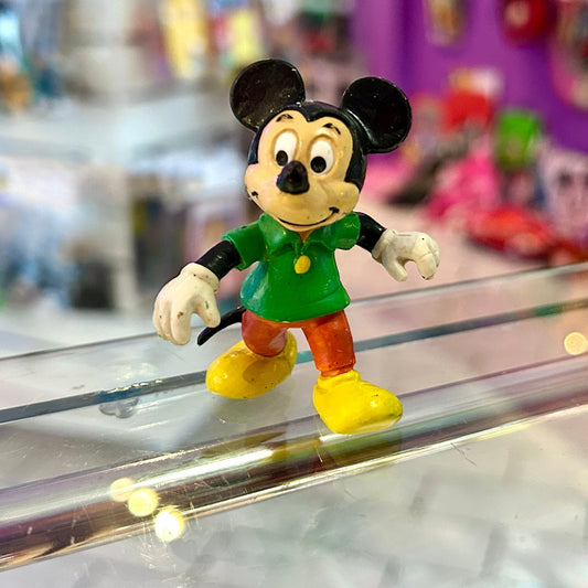 Mickey Mouse Green Shirt PVC Figure (Bully, 80s) - PopCultGang