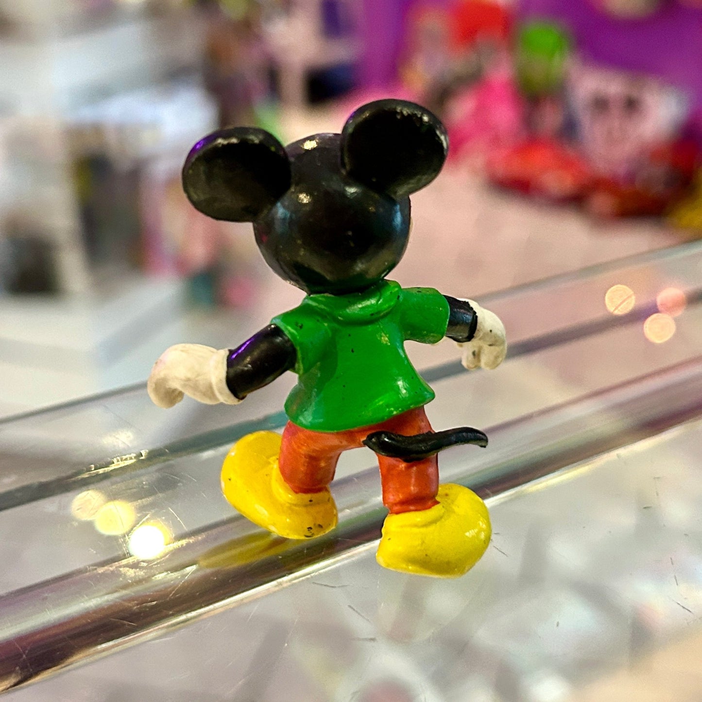 Mickey Mouse Green Shirt PVC Figure (Bully, 80s) - PopCultGang