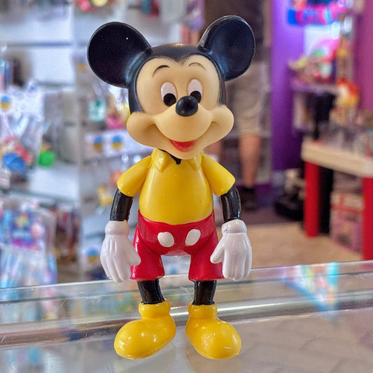 Mickey Mouse Vinyl Posable Figure (Disney, 1977) - PopCultGang