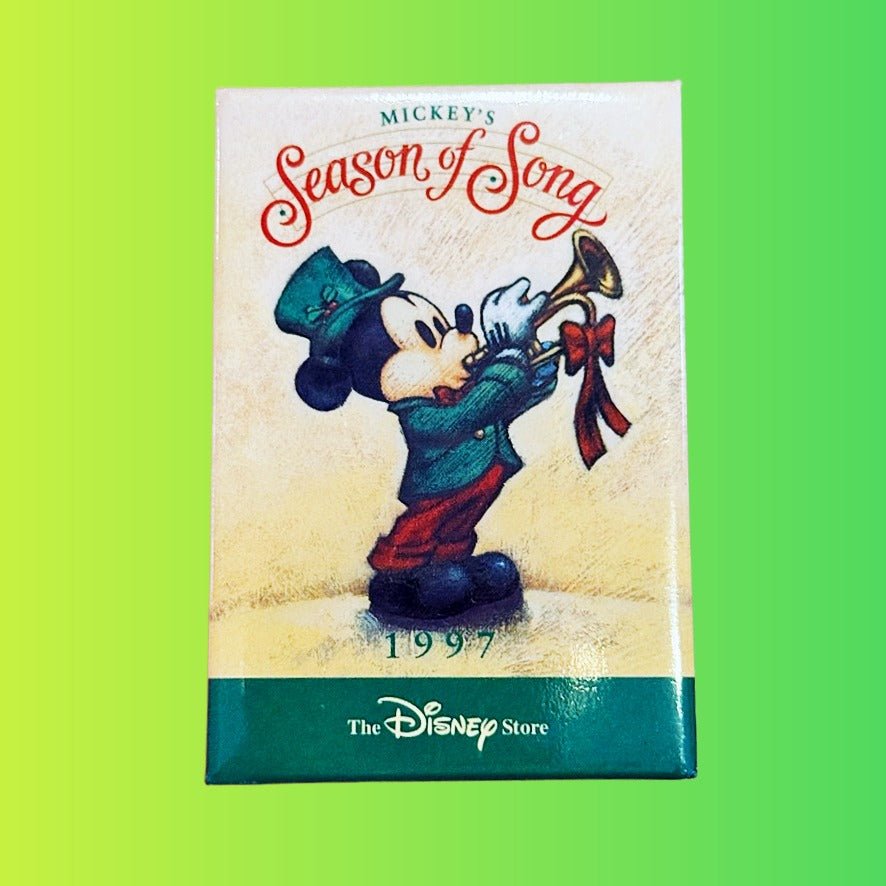 Mickey's Season of Song: Finback Badge (Disney World, 1997) - PopCultGang