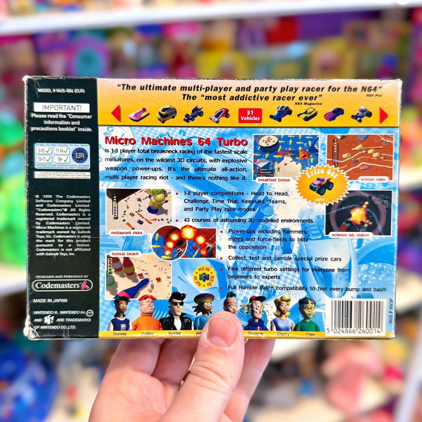 Micro Machines 64: Turbo (CIB, N64) - PopCultGang