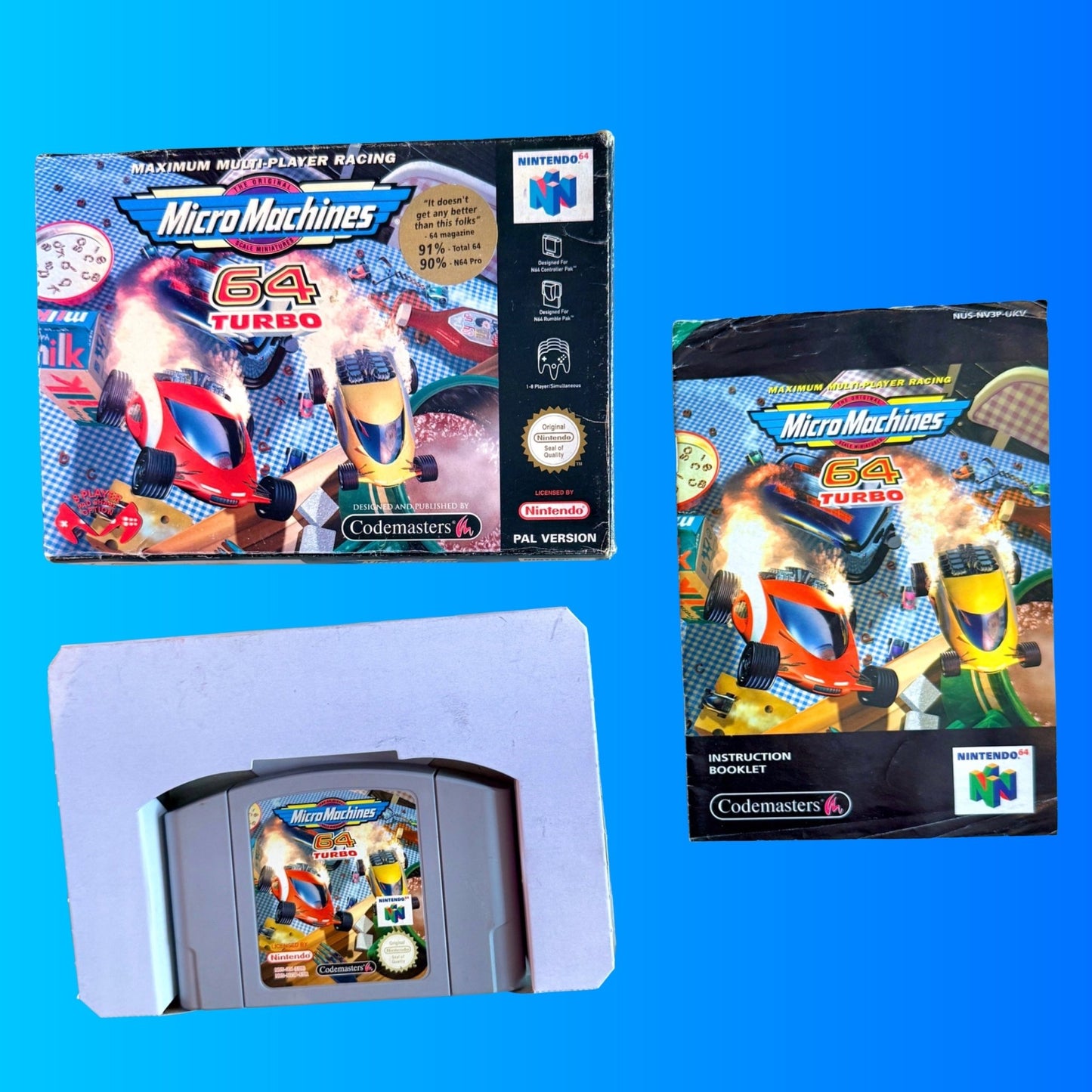 Micro Machines 64: Turbo (CIB, N64) - PopCultGang