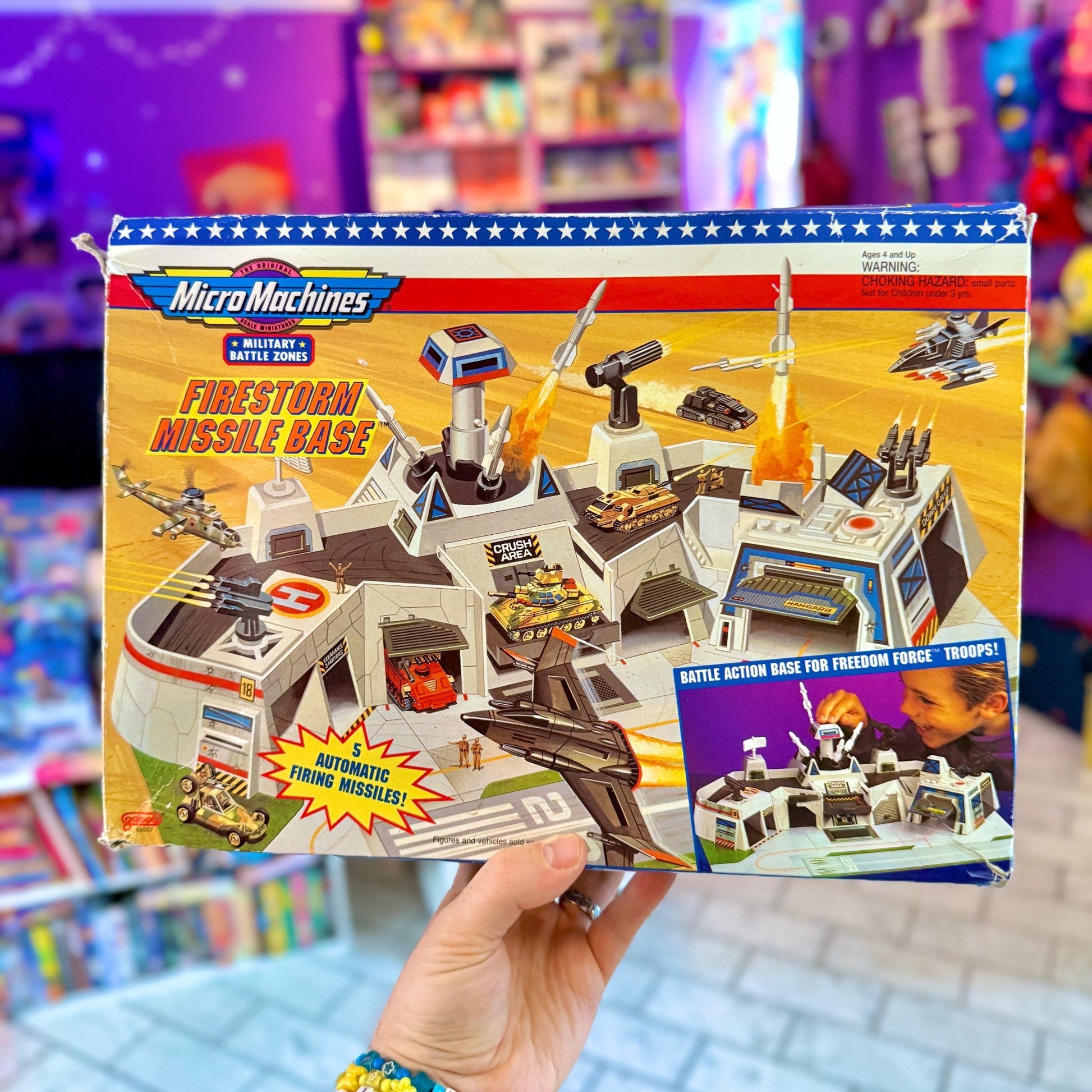 Micro Machines: Firestorm Missile Base (boxed, 90s) - PopCultGang