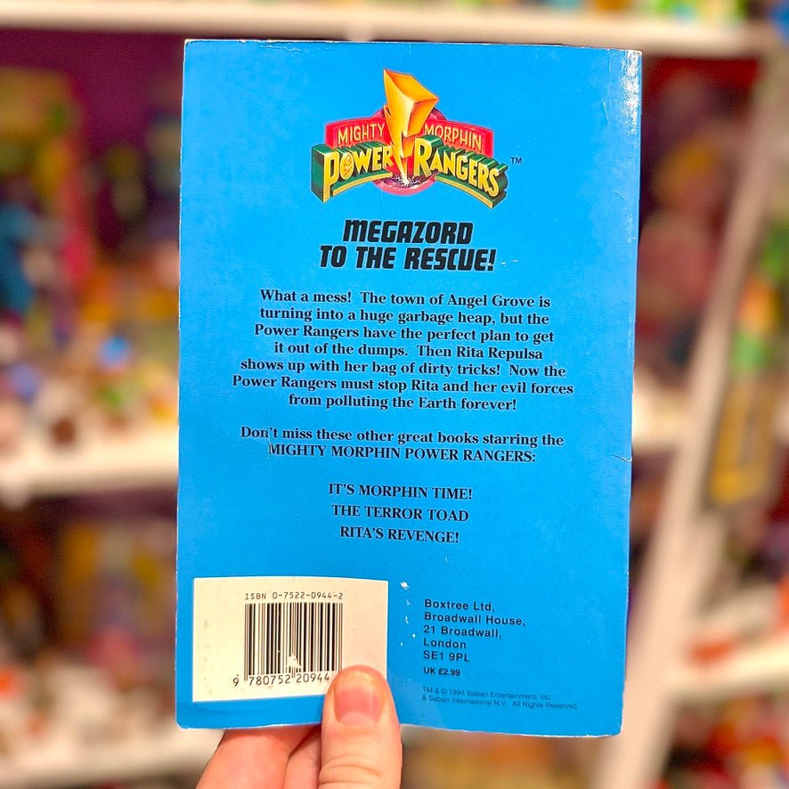 Migthy Morphin' Power Rangers: Megazord To The Rescue (book, 90s) - PopCultGang