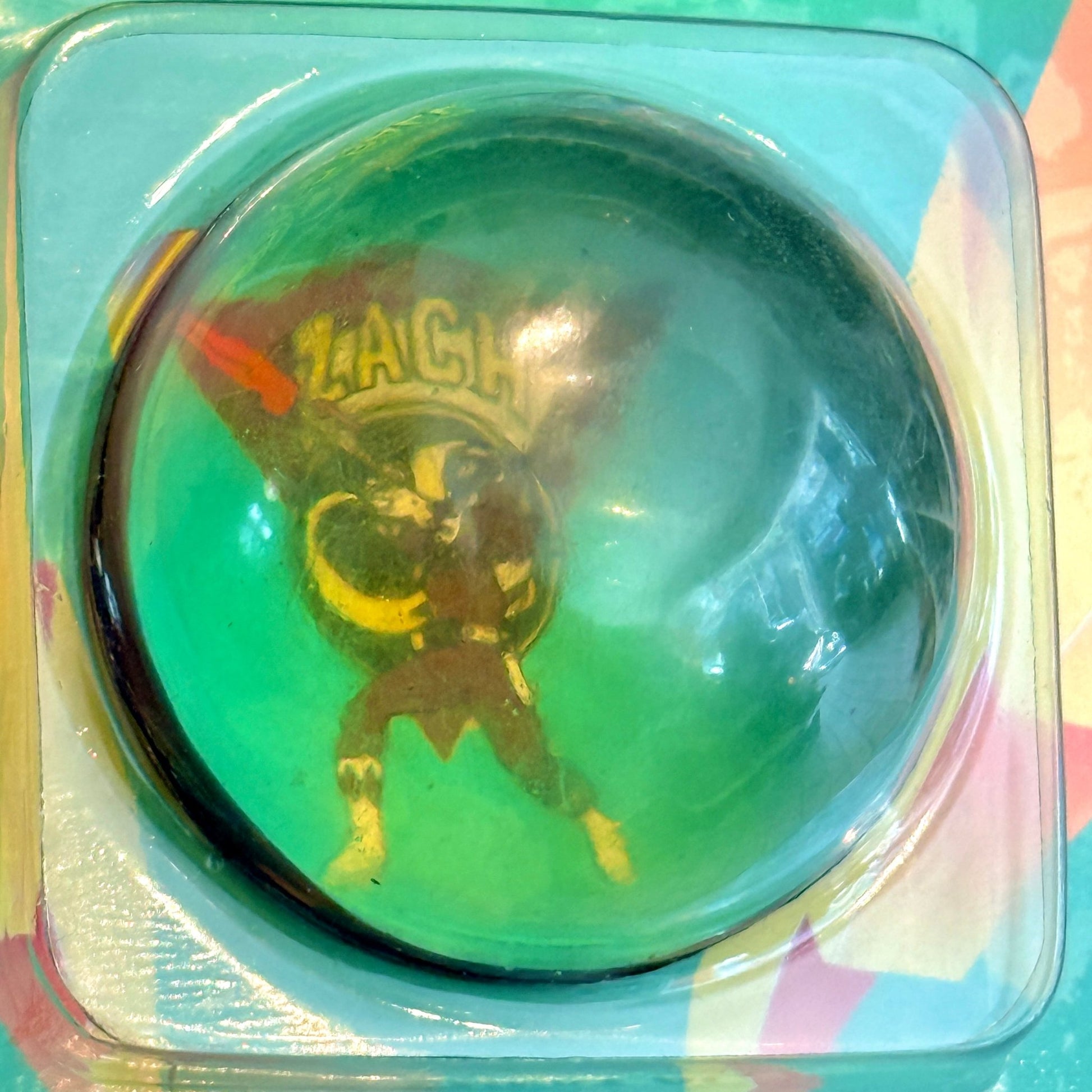 Migthy Morphin’ Power Rangers: Mini Hi-Bouncing Power Ball - Zach (90s) - PopCultGang