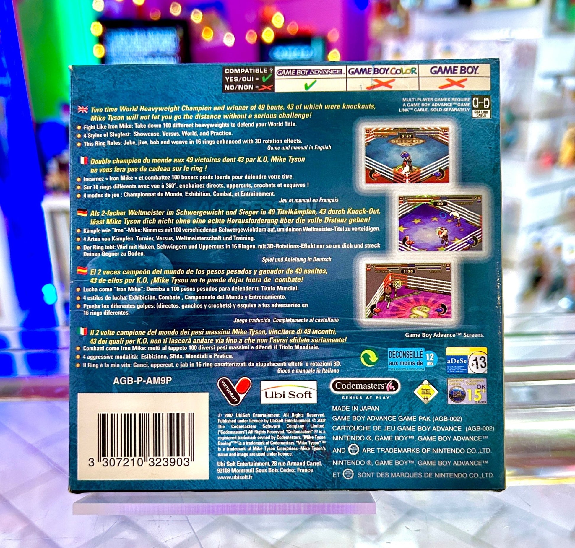 Mike Tyson Boxing (Gameboy Advance) - PopCultGang