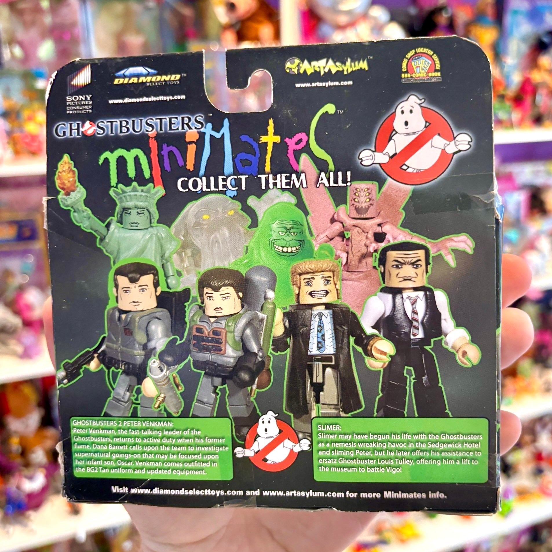 Minimates: Ghostbusters 2 - Peter & Slimer Figure Set (2009) - PopCultGang