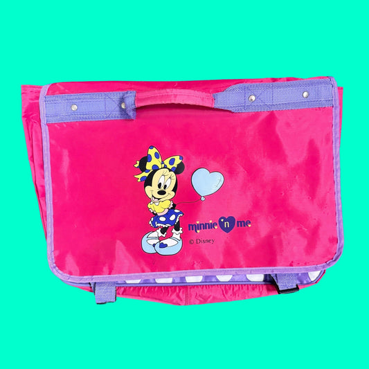 Minnie Mouse And Me - Wide Pink Backpack School Bag (Disney, 90s) - PopCultGang