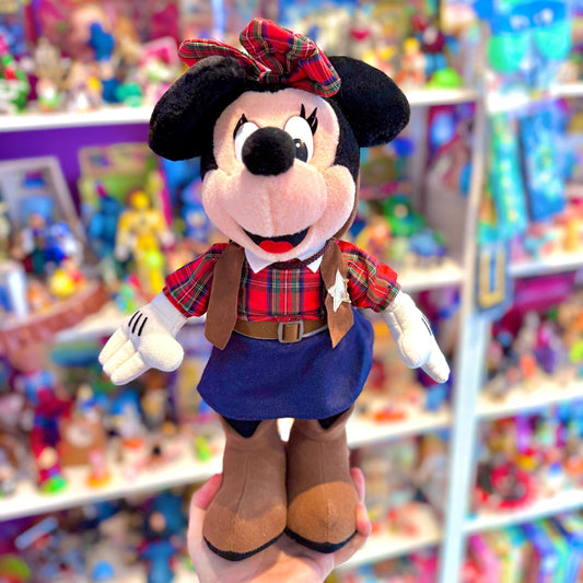 Minnie Mouse Cowboy Plush (Disney Land Paris, 90s) - PopCultGang