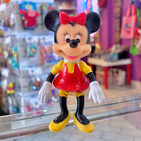 Minnie Mouse Vinyl Posable Figure (Disney, 1977) - PopCultGang