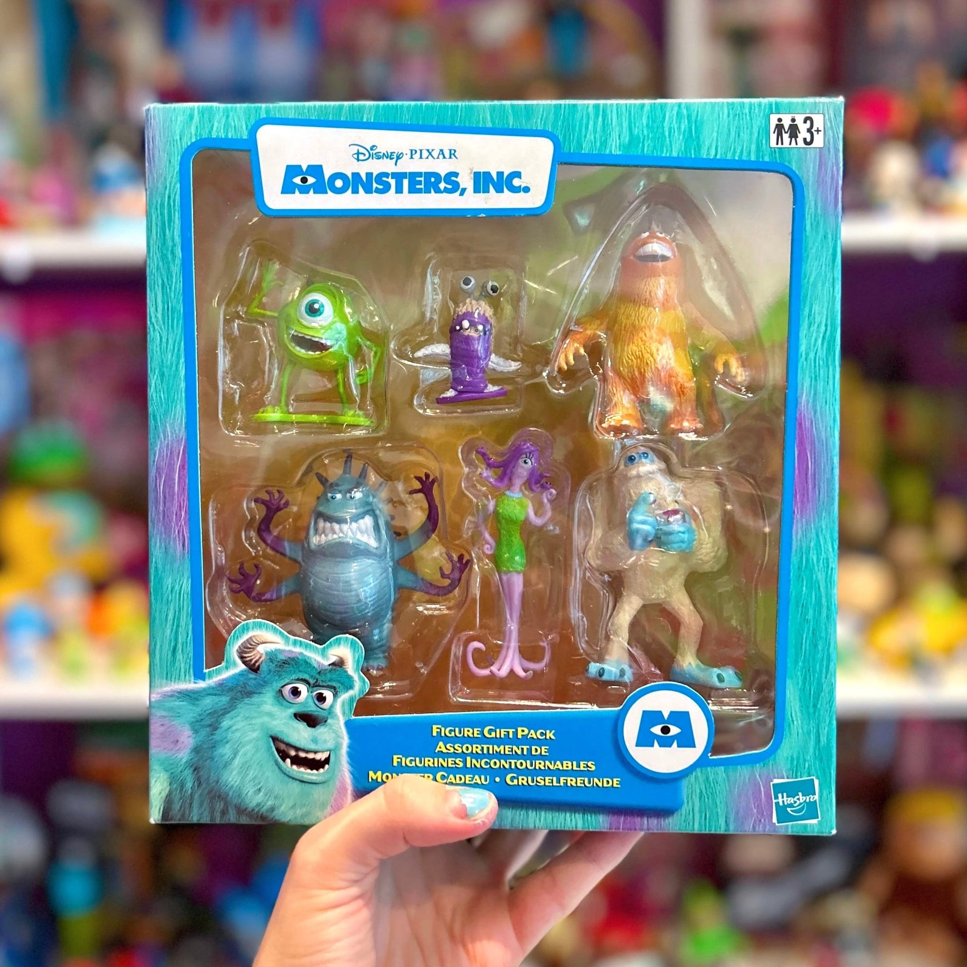 Monsters Inc. - 6-piece PVC Figure Gift Set - Mike Wazowski, Fungus, George Sanderson, Randall Boggs, Celia Mae & The Abominable Snowman (NIB, Hasbro, 2002) - PopCultGang