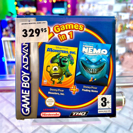 Monster's Inc. + Finding Nemo (CIB, Gameboy Advance) - PopCultGang