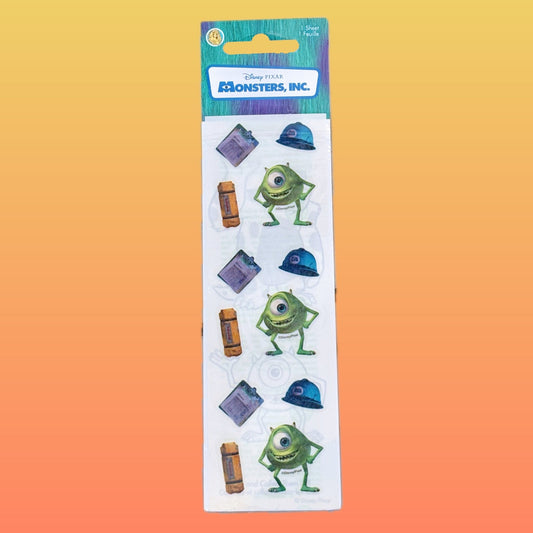 Monster's Inc - Mike Wazowski Stickers (Disney, Pixar, 2000s) - PopCultGang