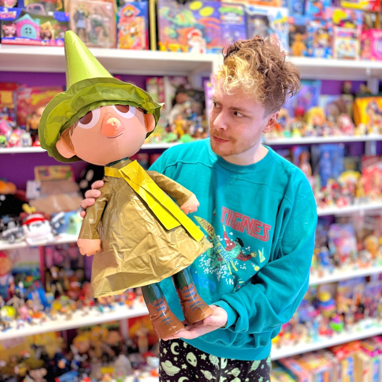 Moomin: Inflateable Snufkin 80 cm (2010s) - PopCultGang