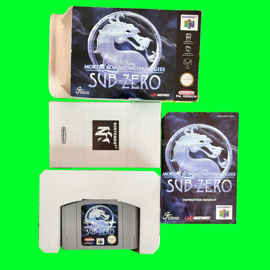 Mortal Kombat Mythologies: Sub - Zero (N64, CIB) - PopCultGang