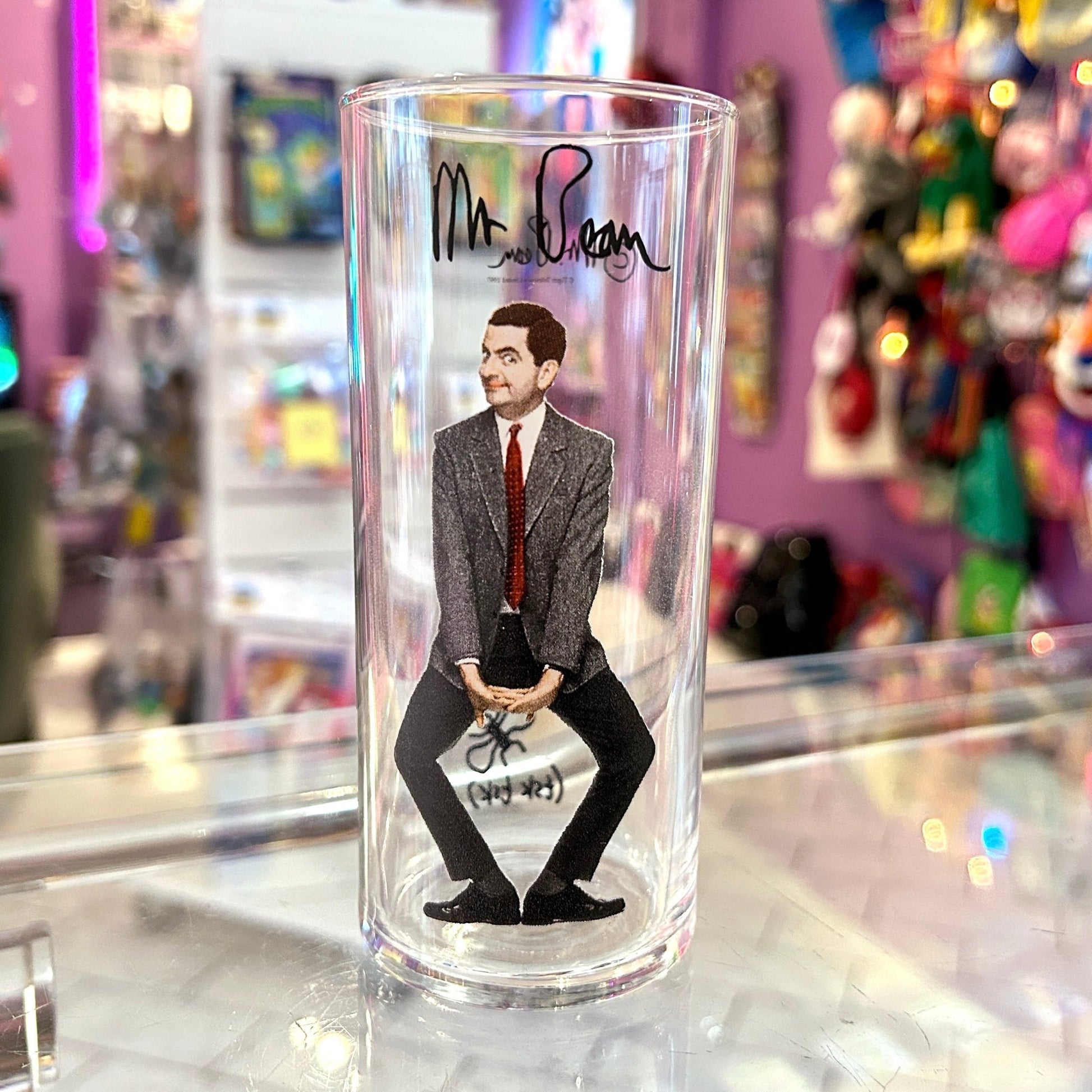 Mr. Bean Drinking Glass (1997) - PopCultGang