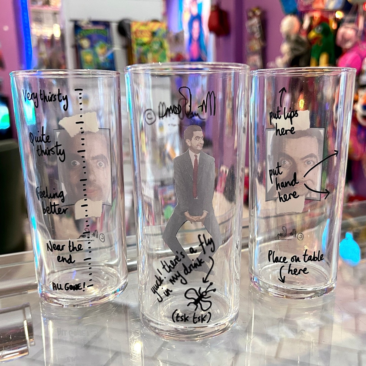 Mr. Bean Drinking Glass (1997) - PopCultGang