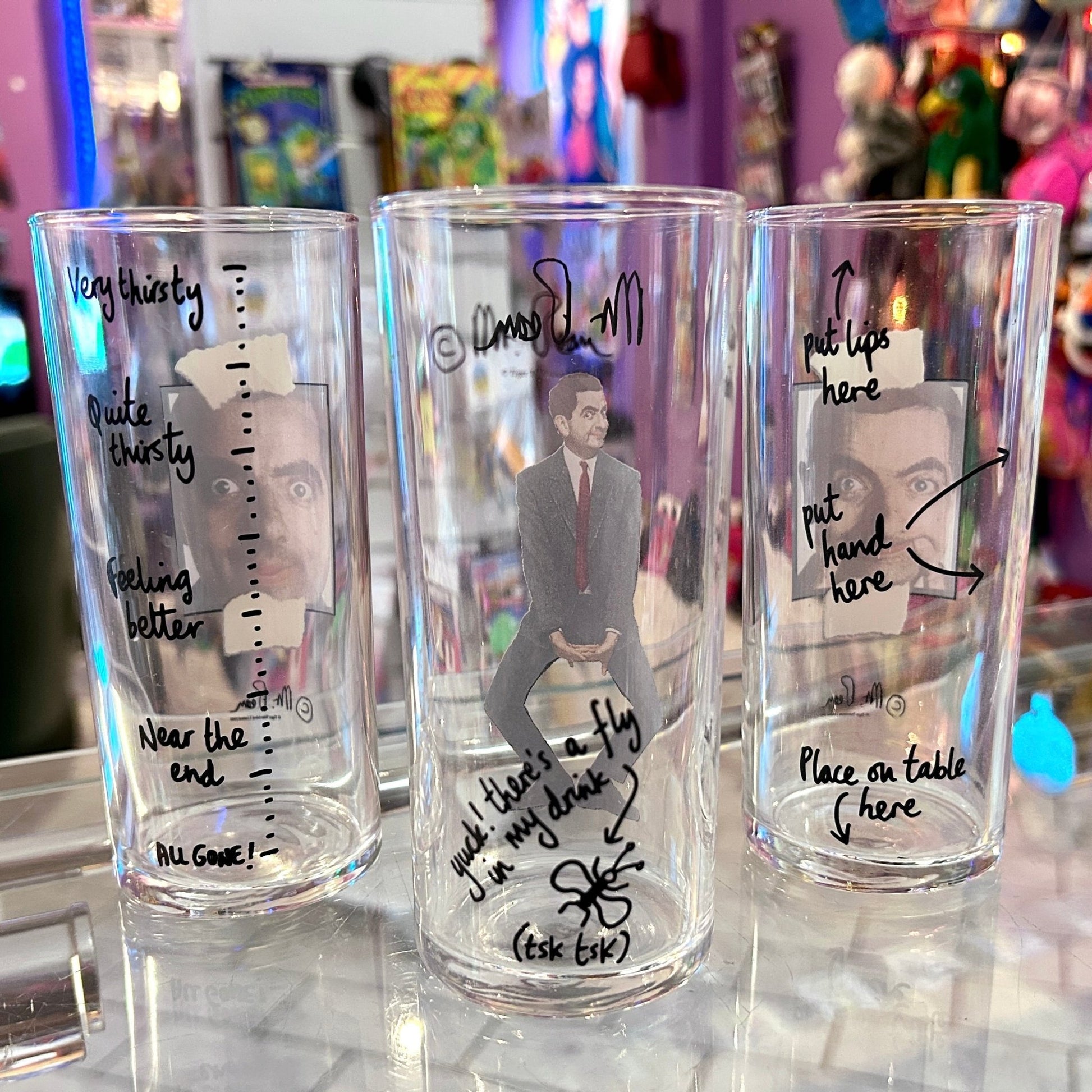 Mr. Bean Drinking Glass (1997) - PopCultGang