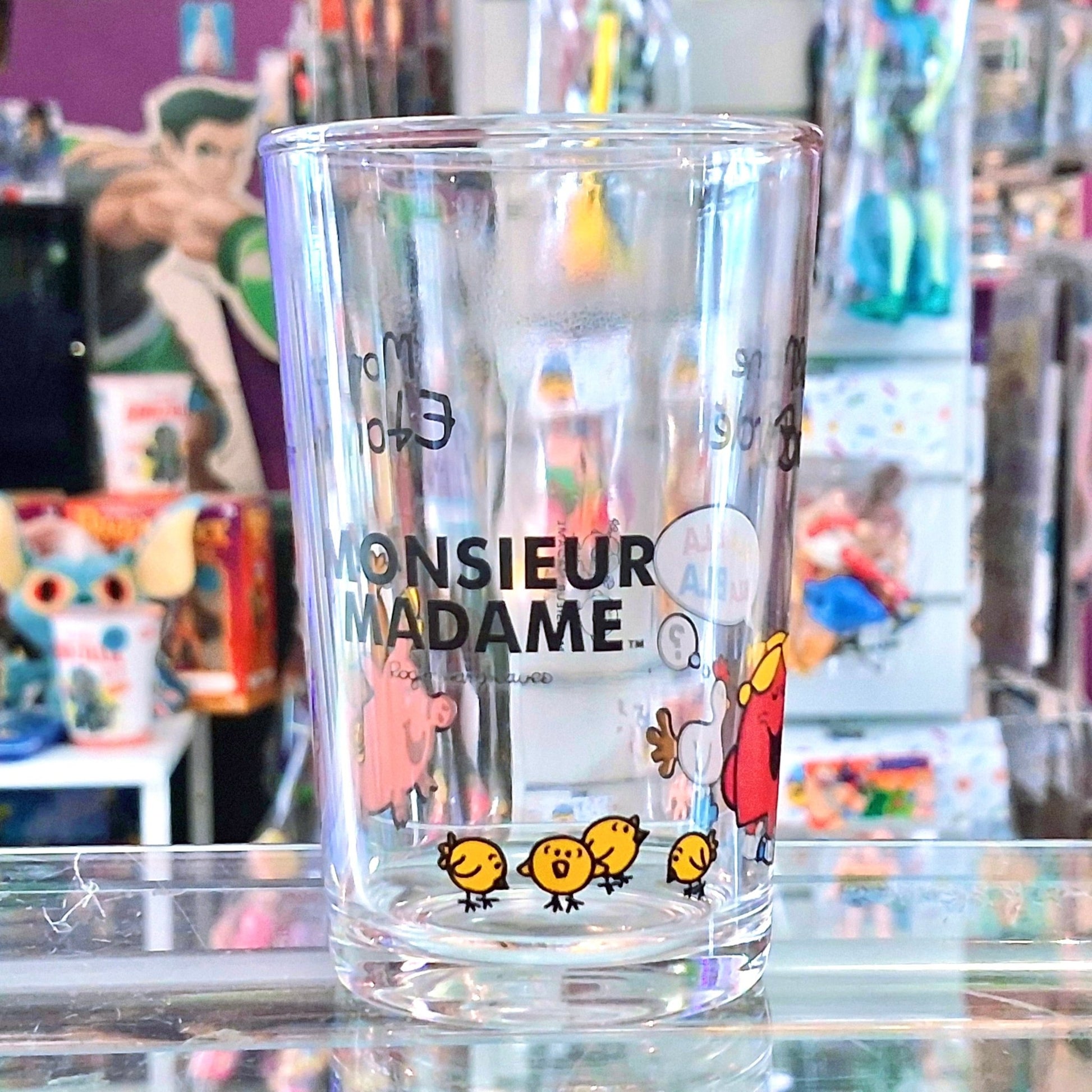 Mr. Men & Little Miss - Little Miss Chatterbox Drinking Glass - Madame Bavarde (2011) - PopCultGang