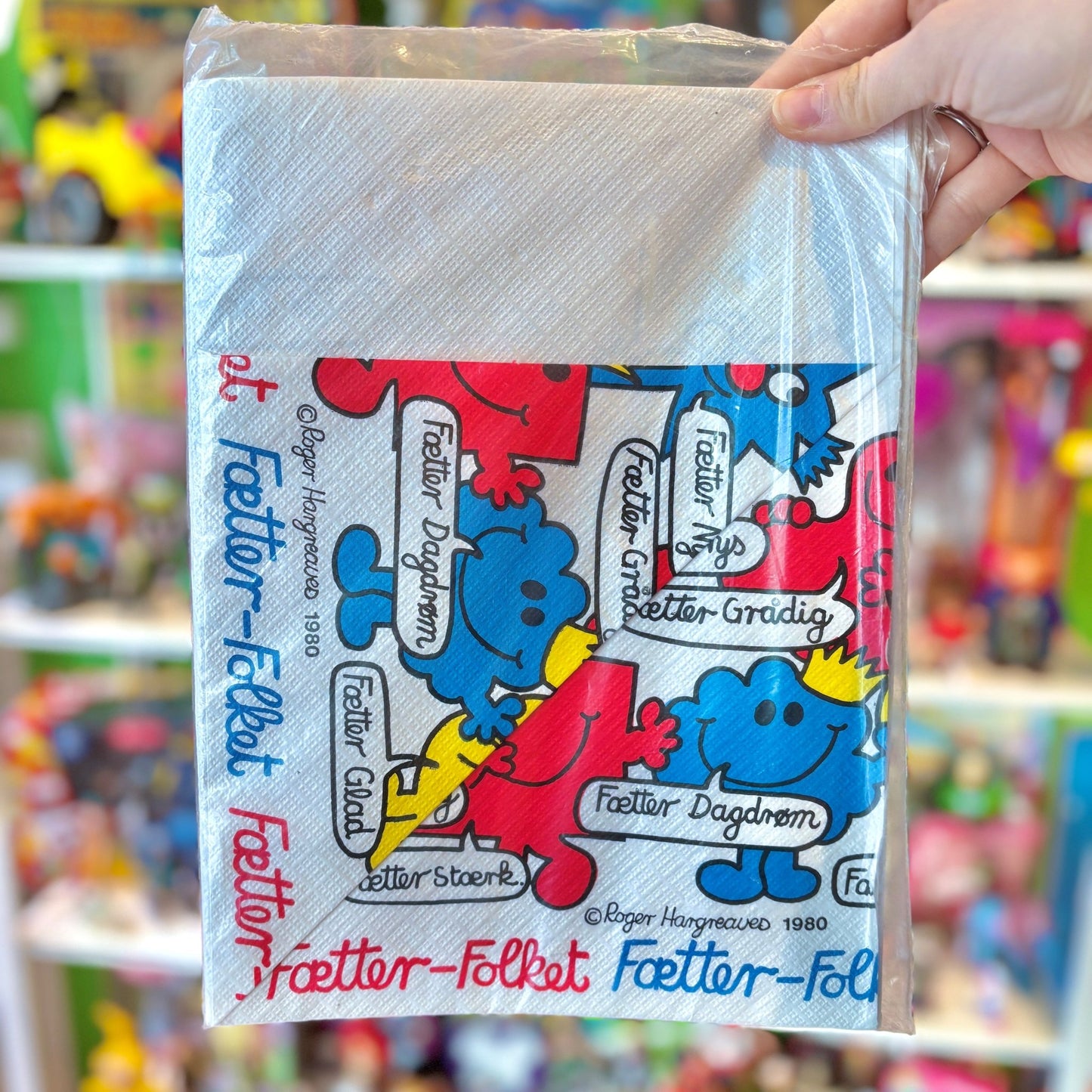 Mr. Men Paper Table Cloth - Danish Version "Fætter Folket" (1980) - PopCultGang