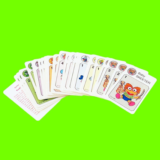 Muppet Babies Kvartetspil ("Quartets", card game, 1986) - PopCultGang