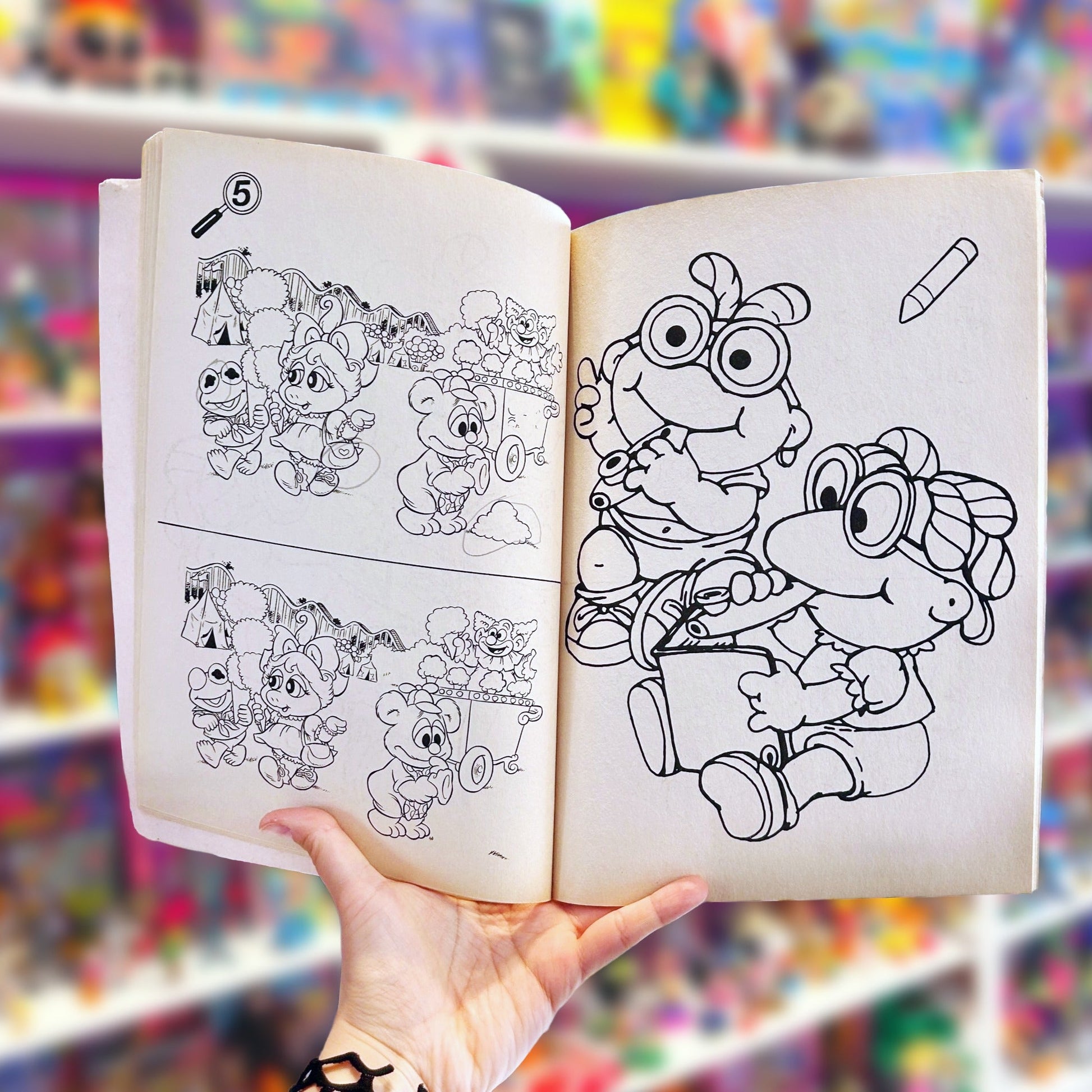 Muppet Babies Legebog Activity Book (80s) - PopCultGang
