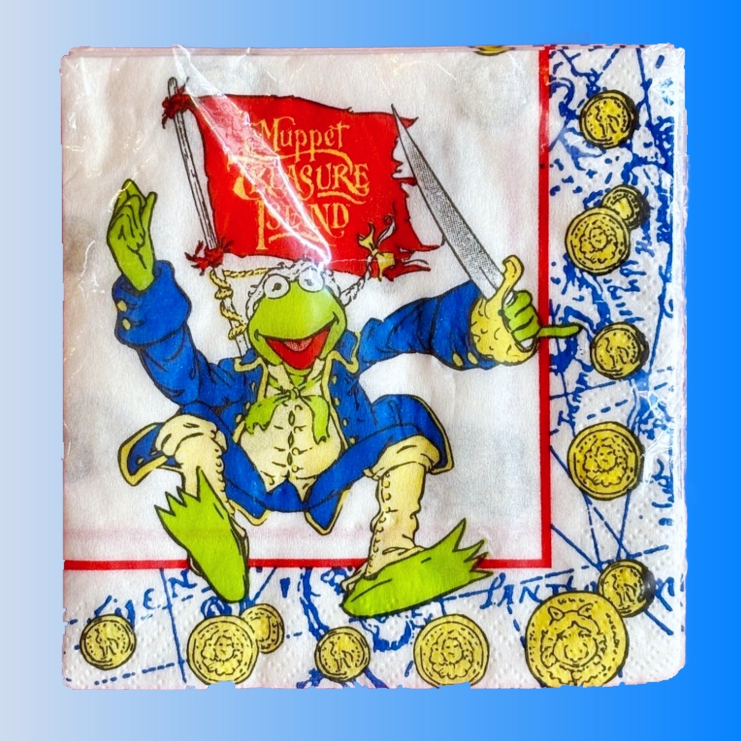 Muppet's Treasure Island Napkin Set (Sealed, 1995) - PopCultGang