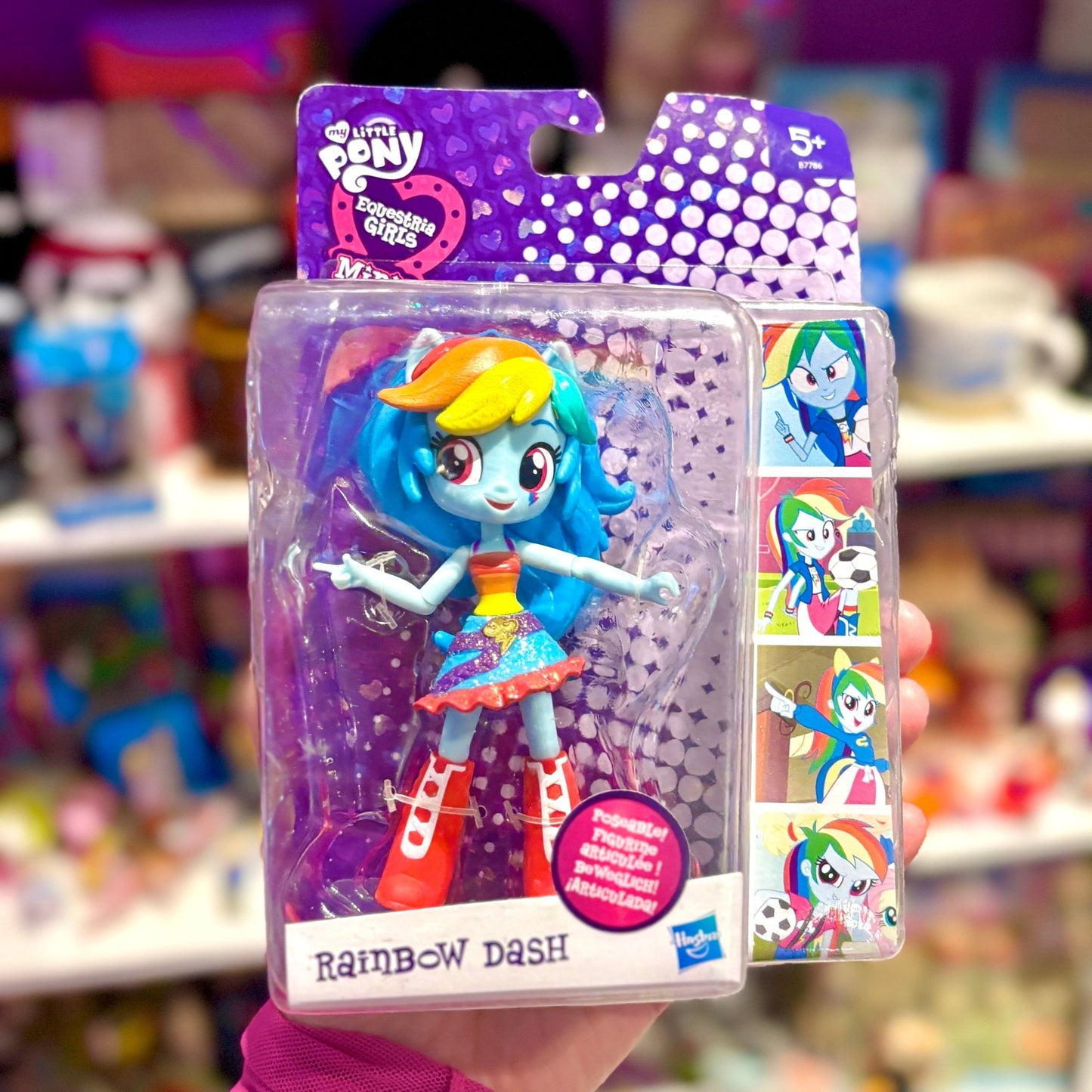My Little Pony: Equstria Girls - Minis School Dance Rainbow Dash (G4/G5, Hasbro, 2015) - PopCultGang
