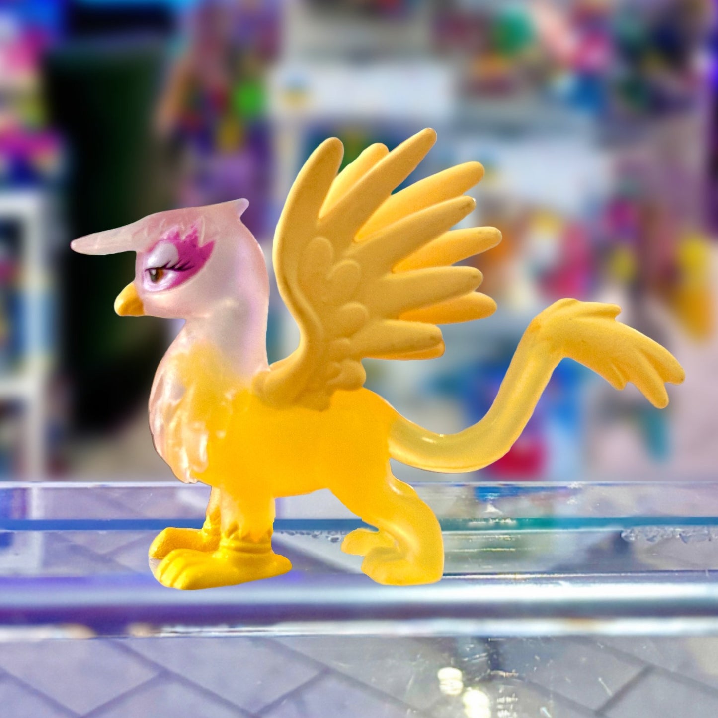 My Little Pony Mystery Minis (G4, 2010s): Transparent Gilda The Griffon 5cm Figure - PopCultGang