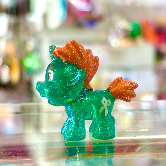 My Little Pony Mystery Minis (G4, 2010s): Transparent Glitter Snipsy Snap 3cm Figure - PopCultGang