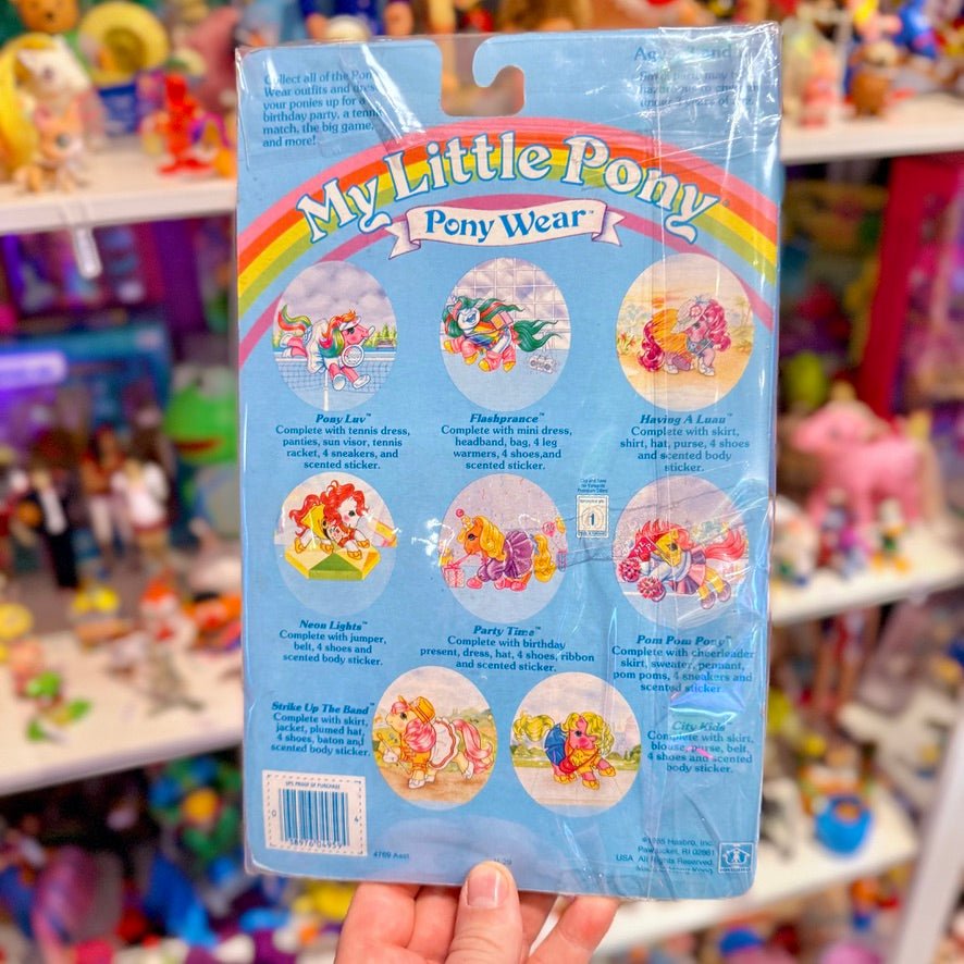 My Little Pony: Neon Lights Pony Wear (MOC, Hasbro, 1985) - PopCultGang