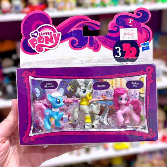 My Little Pony: Spa Pony Set - Pinkie Pie, Zecora, & Lotus Blossom Figure Set (G4, Hasbro, 2012) - PopCultGang