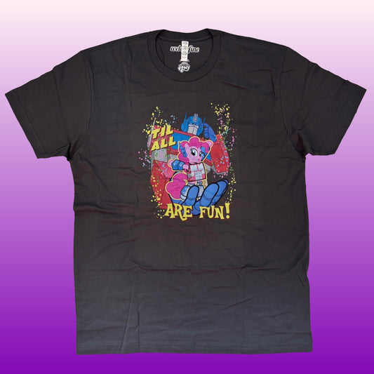 My Little Pony: Transformers and Pinkie Pie T-Shirt (WeLoveFine, 2013) - PopCultGang