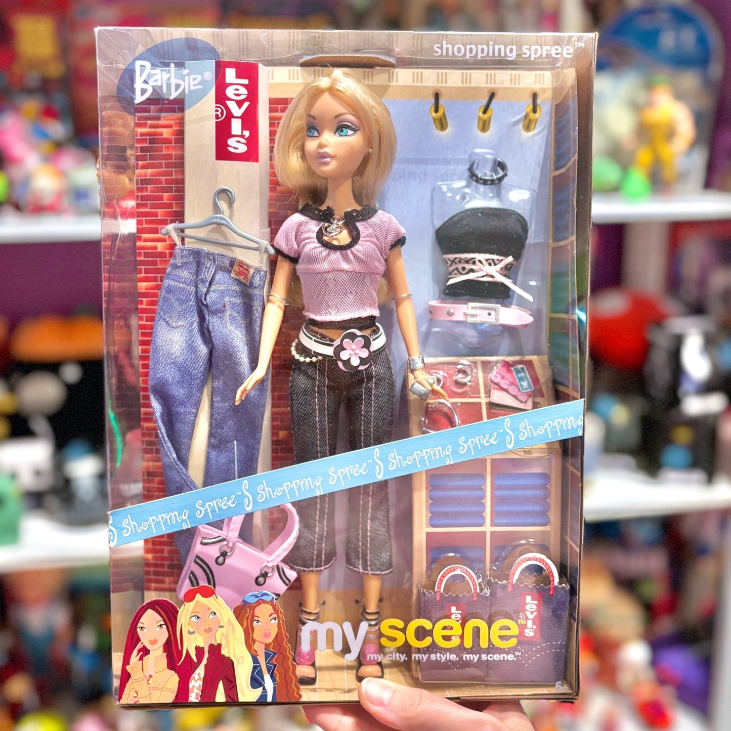 My Scene: Shopping Spree Barbie Fashion Doll (Levis, Mattel, 2004) - PopCultGang