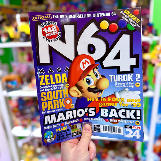 N64 Magazine: Issue 24 - Mario's Back! (90s) - PopCultGang