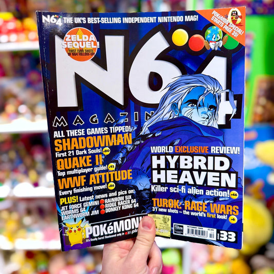 N64 Magazine: Issue 33 - Hybrid Heaven (90s) - PopCultGang