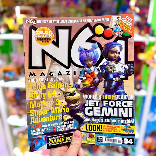 N64 Magazine: Issue 34 - Jet Force Gemini (90s) - PopCultGang