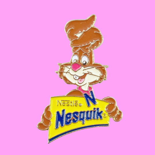 Nestle Nesquick Bunny Enamel Pin (90s) - PopCultGang