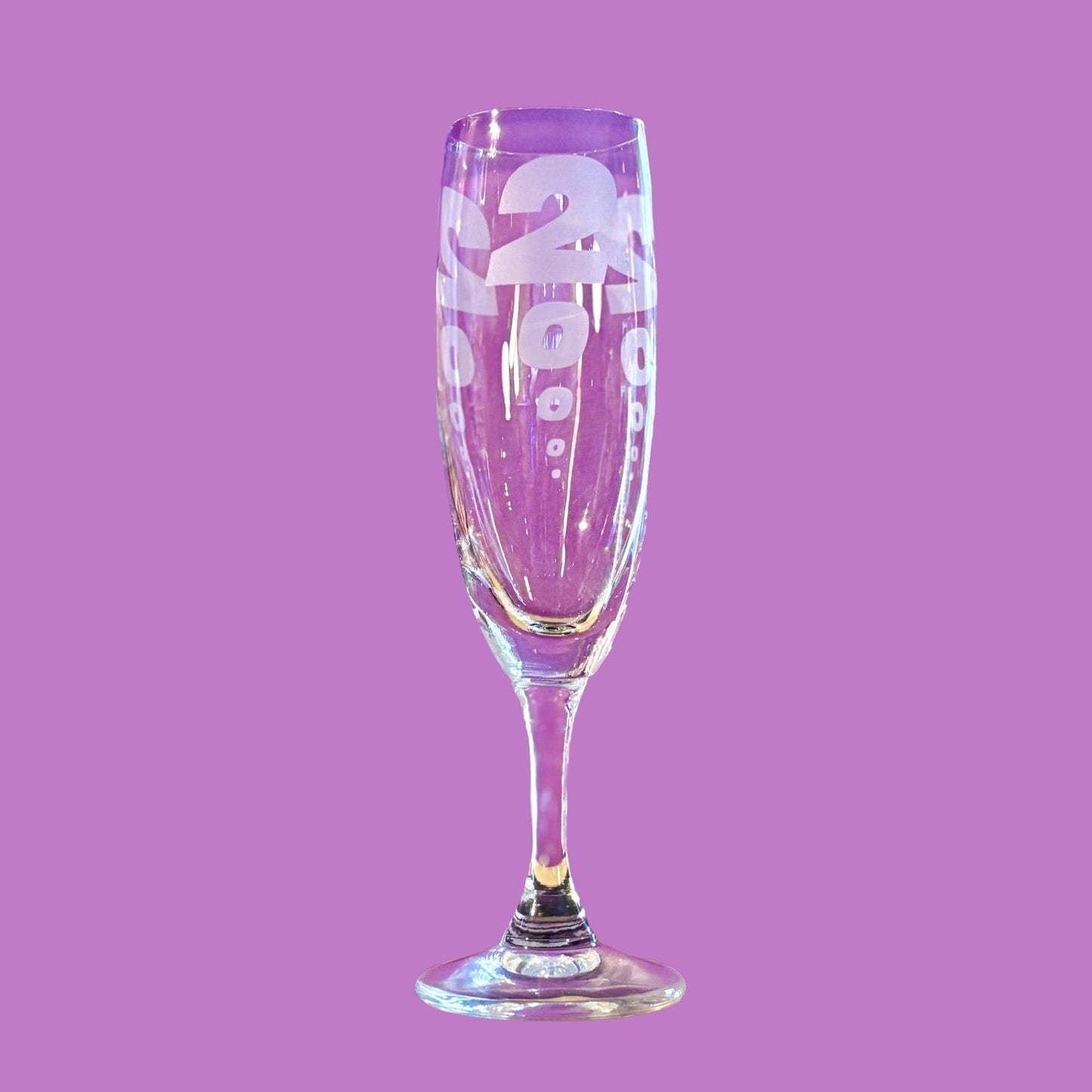 New Years Eve 2000: Millenium Vintage Champagne Glass - PopCultGang