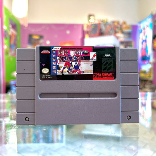 NHLPA Hocket '93 (SNES, NTSC) - PopCultGang