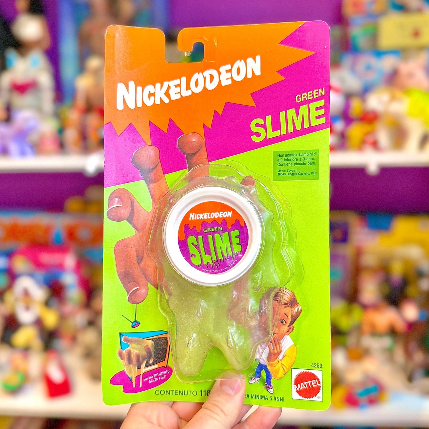 Nickelodeon Gak Green Slime (1992) - PopCultGang