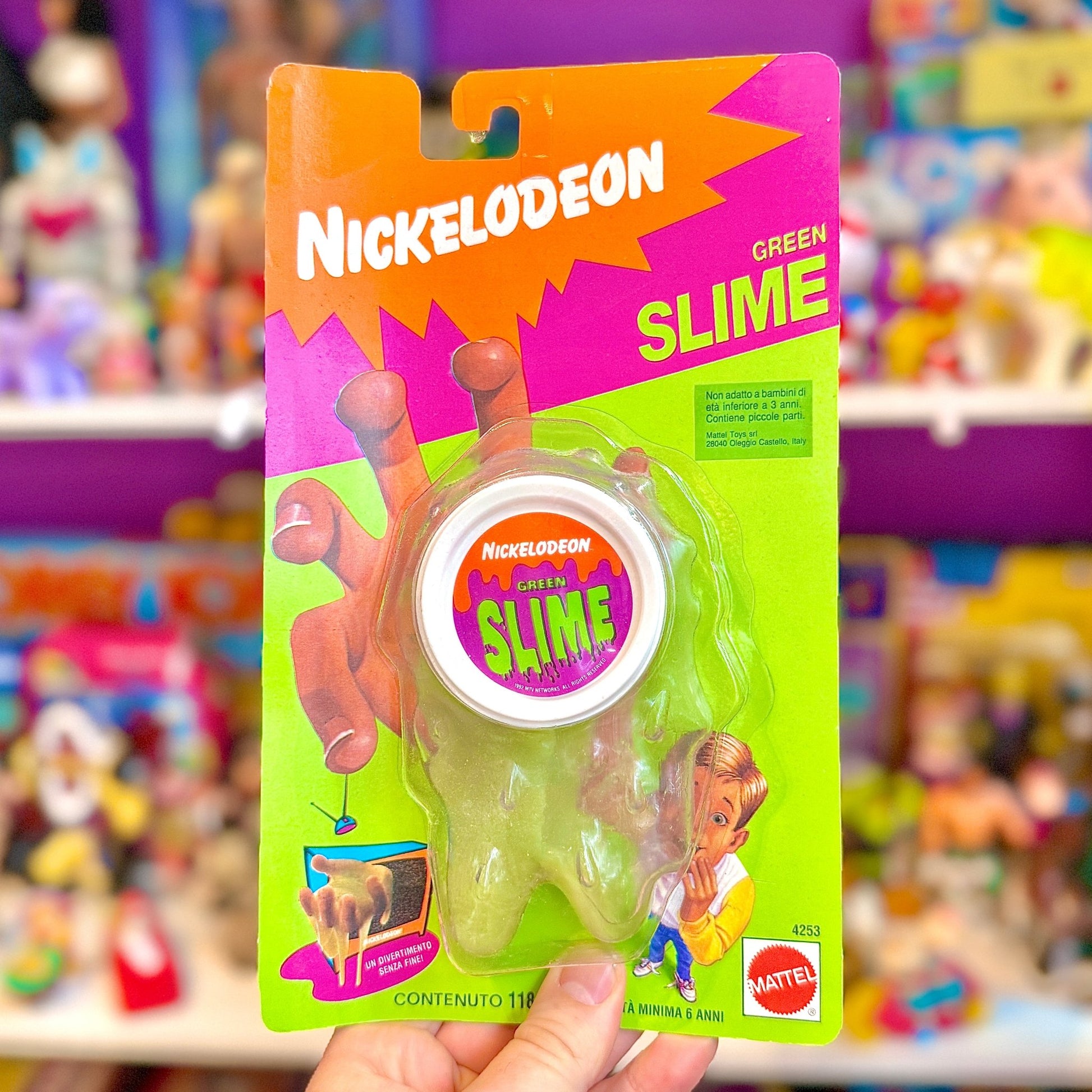Nickelodeon Gak Green Slime (1992) - PopCultGang