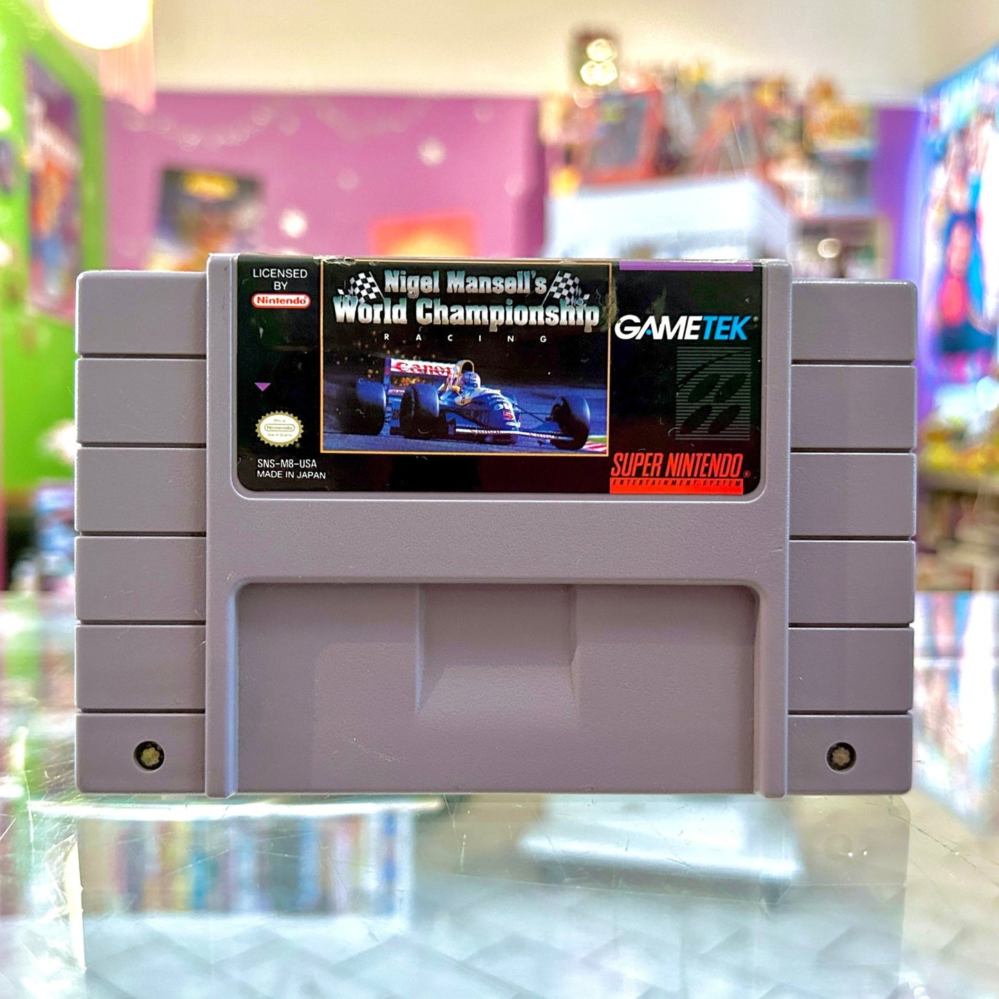 Nigel Mansell's World Championship Racing (SNES, NTSC) - PopCultGang