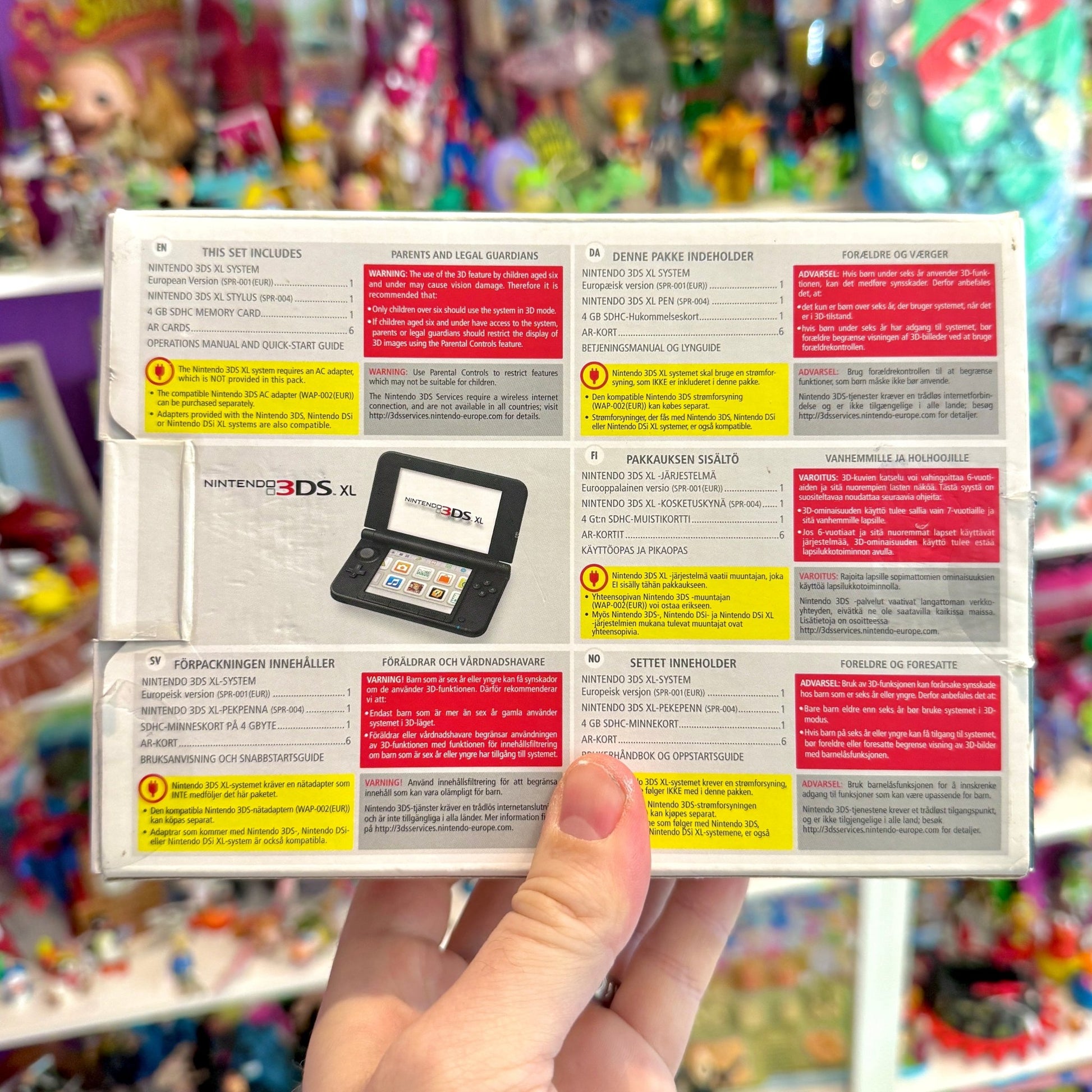 Nintendo 3DS XL (Silver/Black, CIB) - PopCultGang