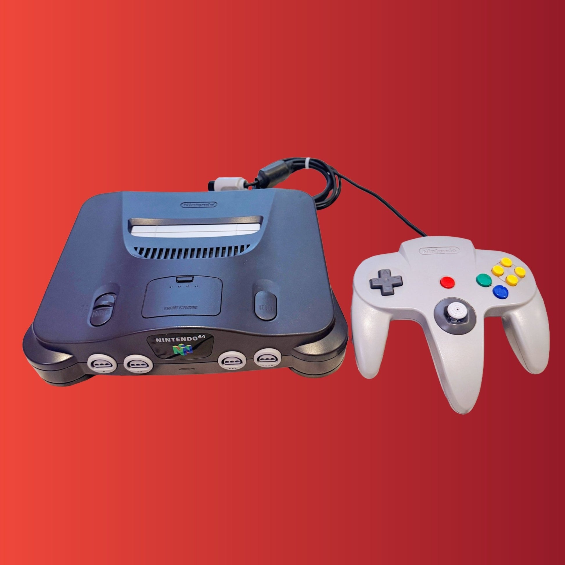 Nintendo 64 + Controller & Expansion Pak - Complete In Box - PopCultGang