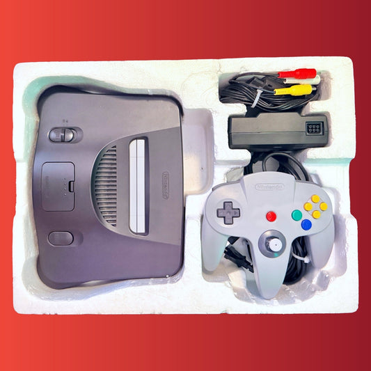 Nintendo 64 + Controller & Expansion Pak - Complete In Box - PopCultGang