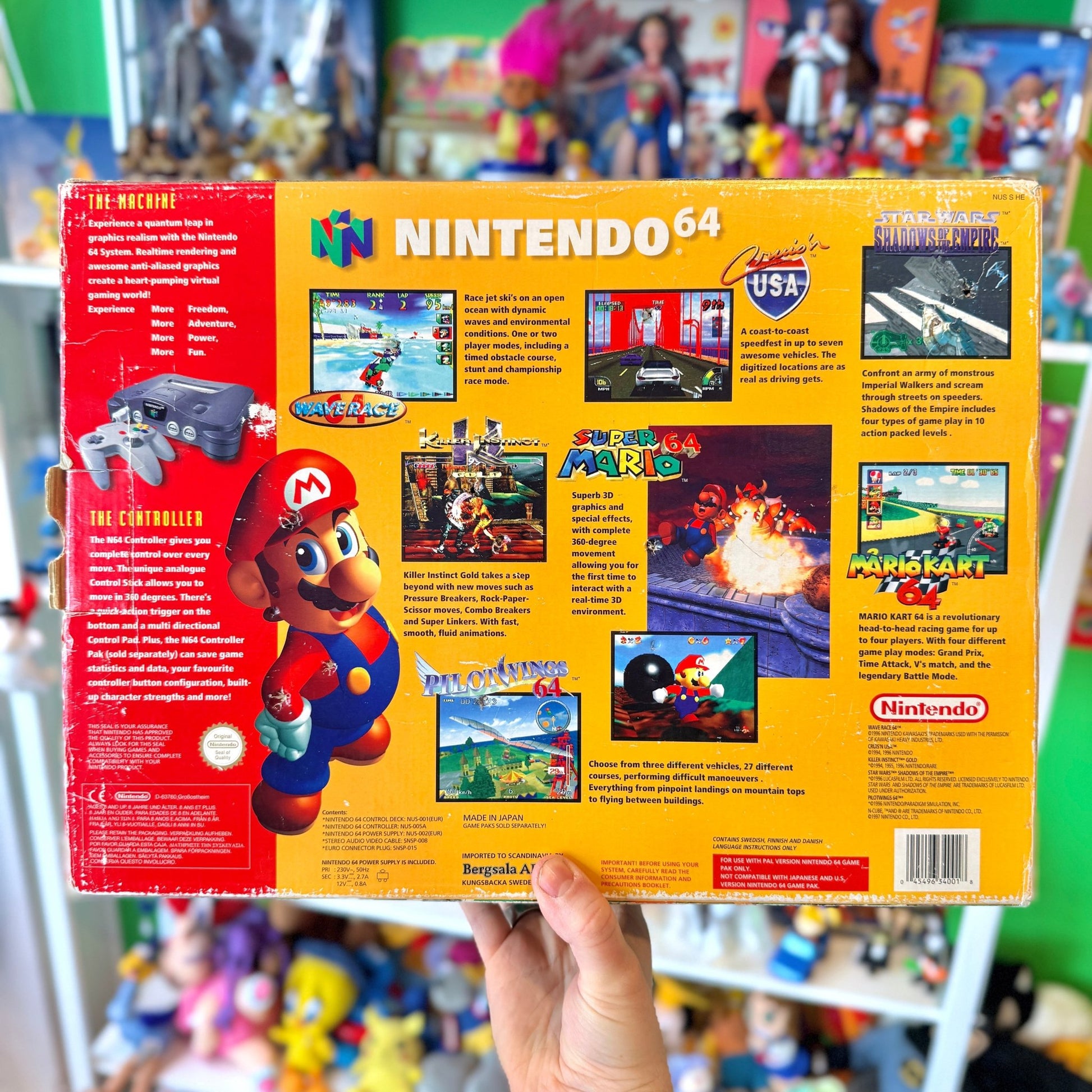 Nintendo 64 + Controller & Expansion Pak - Complete In Box - PopCultGang
